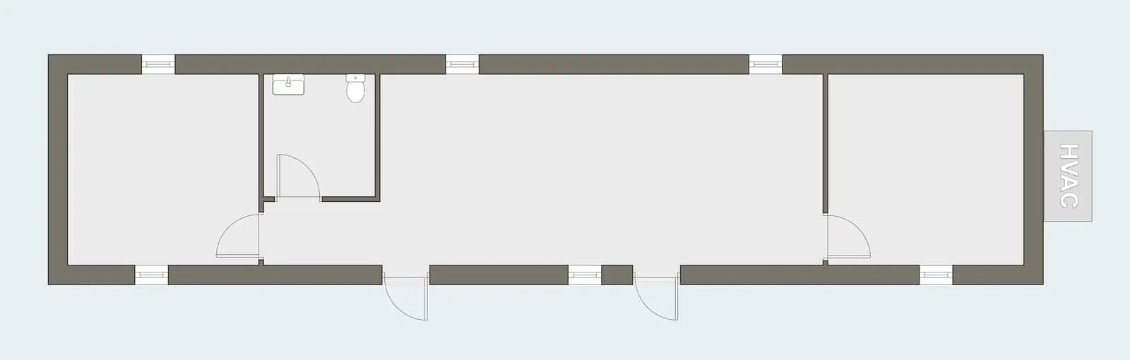12' x 60' Office Trailer — photo 7