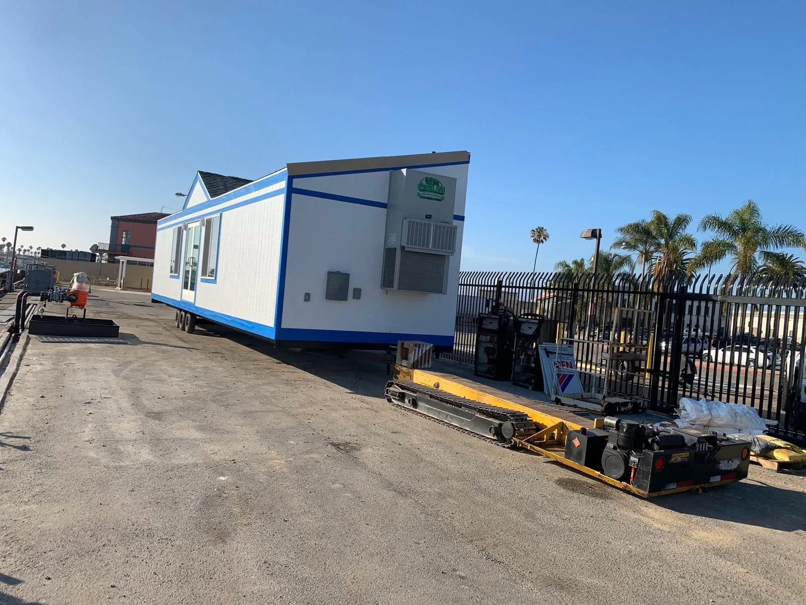 Long Beach Port Office Trailer Relocation Project