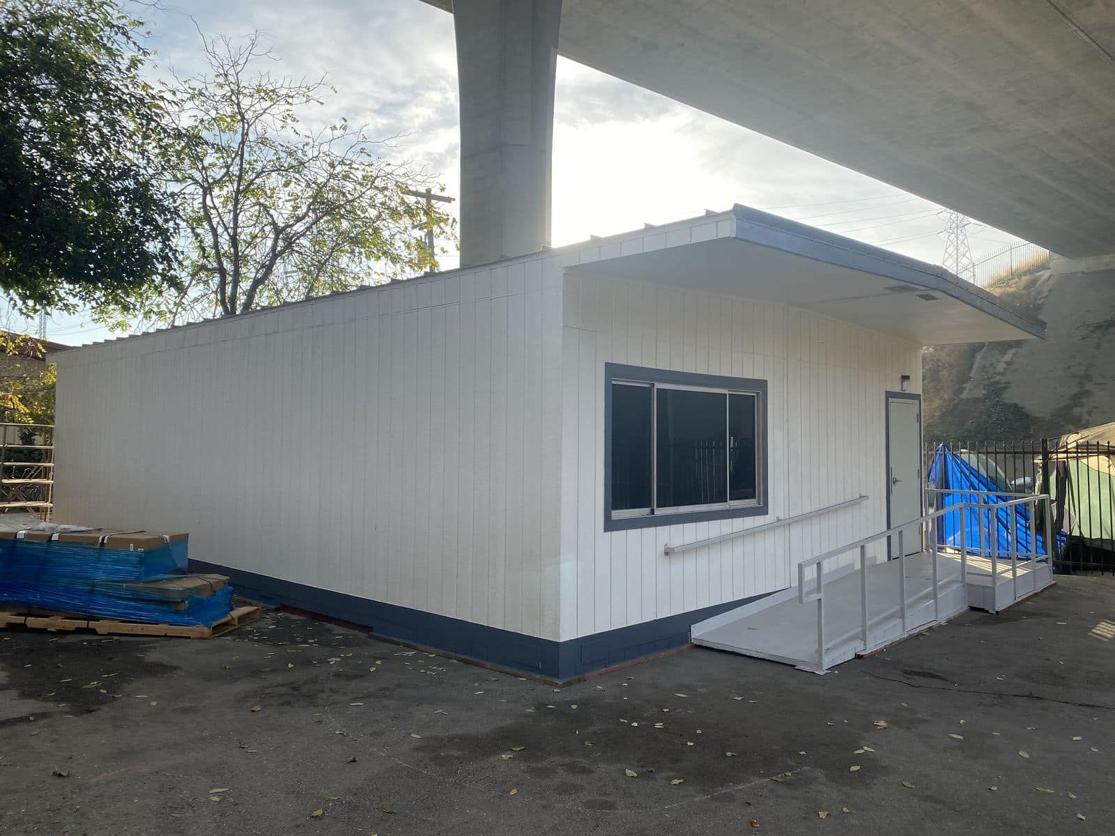 Refurbished modular building for St. Mary's Dining Room