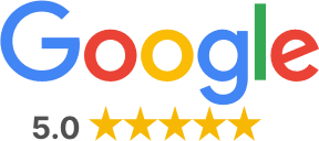 5 Star Rated on Google